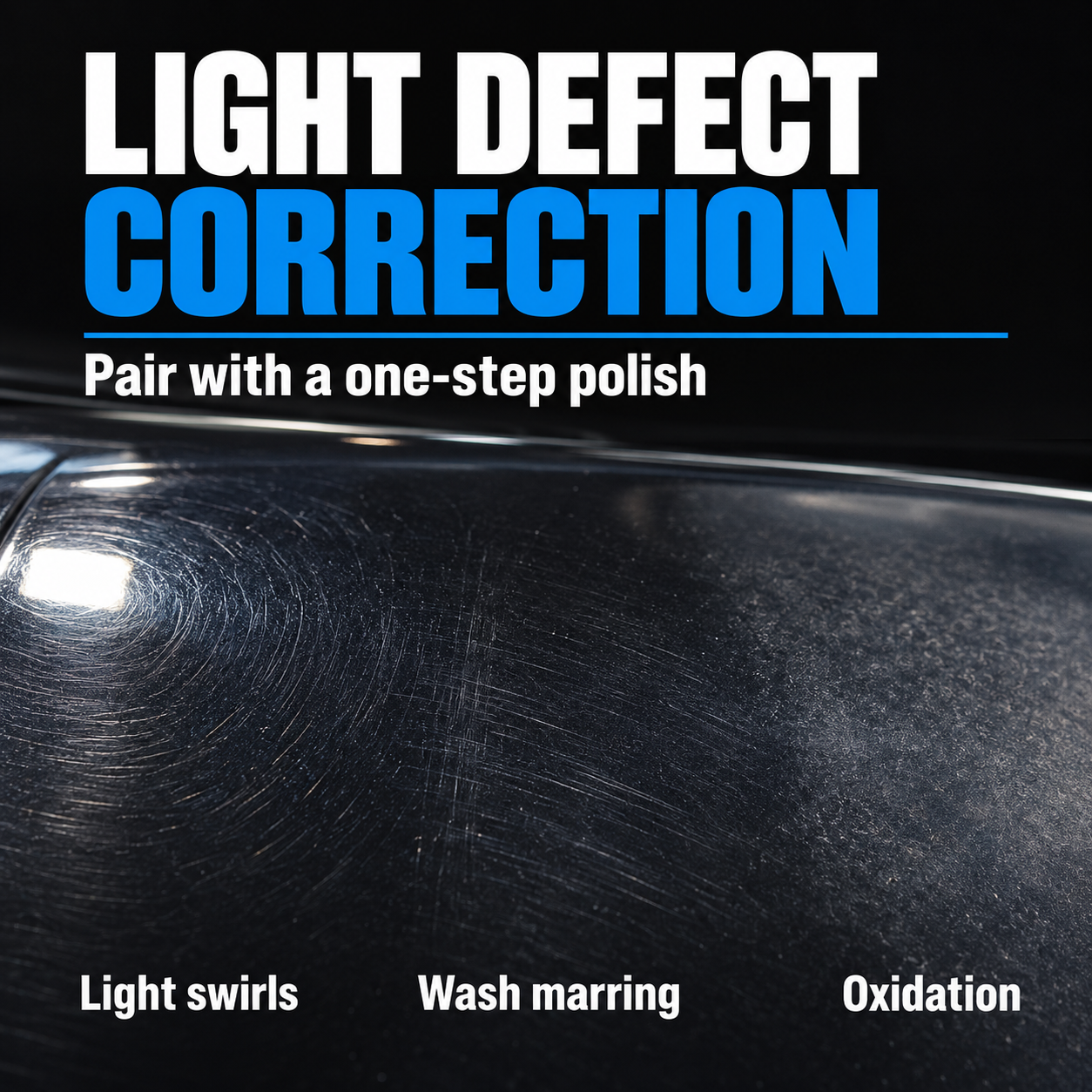 Lake Country White/Orange One-Step Light Cutting Microfibre Pad (Various Sizes) — Which defects?