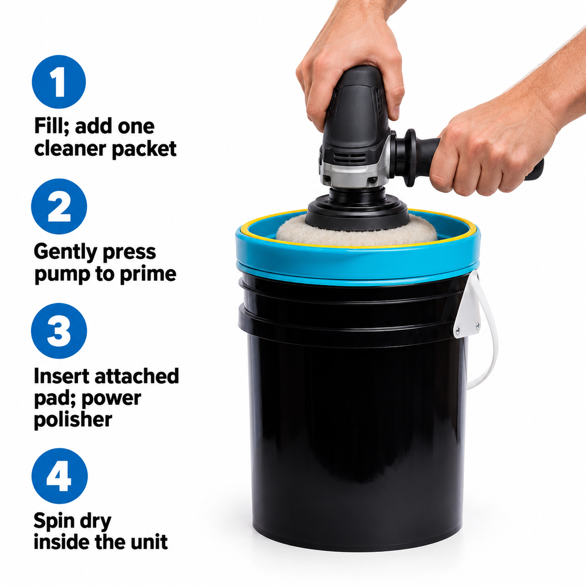 Lake Country Pad Washer System 4L — How do I use it?