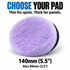 Lake Country Purple Foamed Wool Pad (Various Sizes) — Which size suits my work?