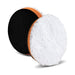 Lake Country HDO One-Step Microfibre Cutting Pad 89mm (3.5 inch) microfibre pad on dual density foam, front and rear view