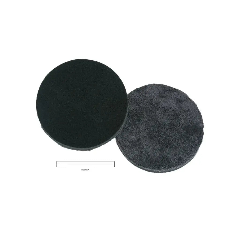 Lake Country Microfibre Polishing Pad 140mm (5.5 inch) refining microfibre pad, front and rear view