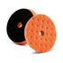 Lake Country SDO CCS Orange Polishing Pad 140mm (5.5 inch) CCS pocketed foam pad, front and rear view