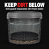 Liquid Elements 20L Washing Bucket with Grit Guard & Lid — What does the guard do?