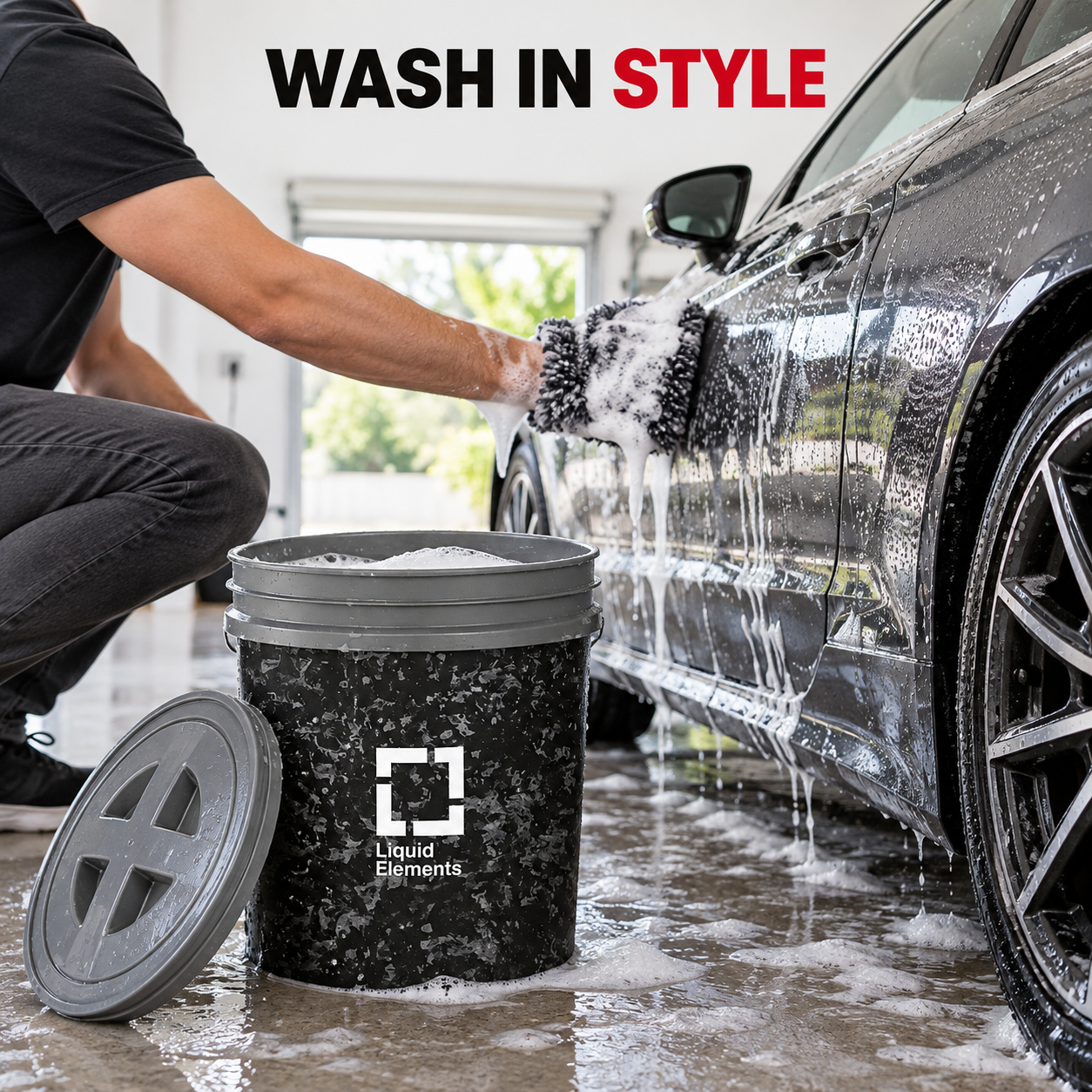 Liquid Elements 20L Washing Bucket with Grit Guard & Lid — Does it suit my routine?