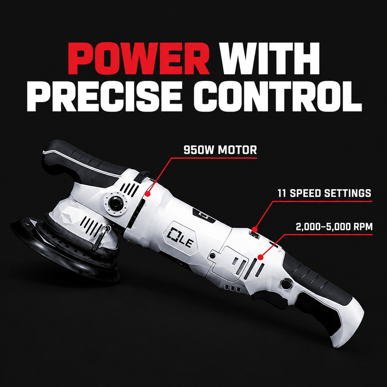 Liquid Elements T5200 21mm DA Polishing Machine — What power and control do I get?