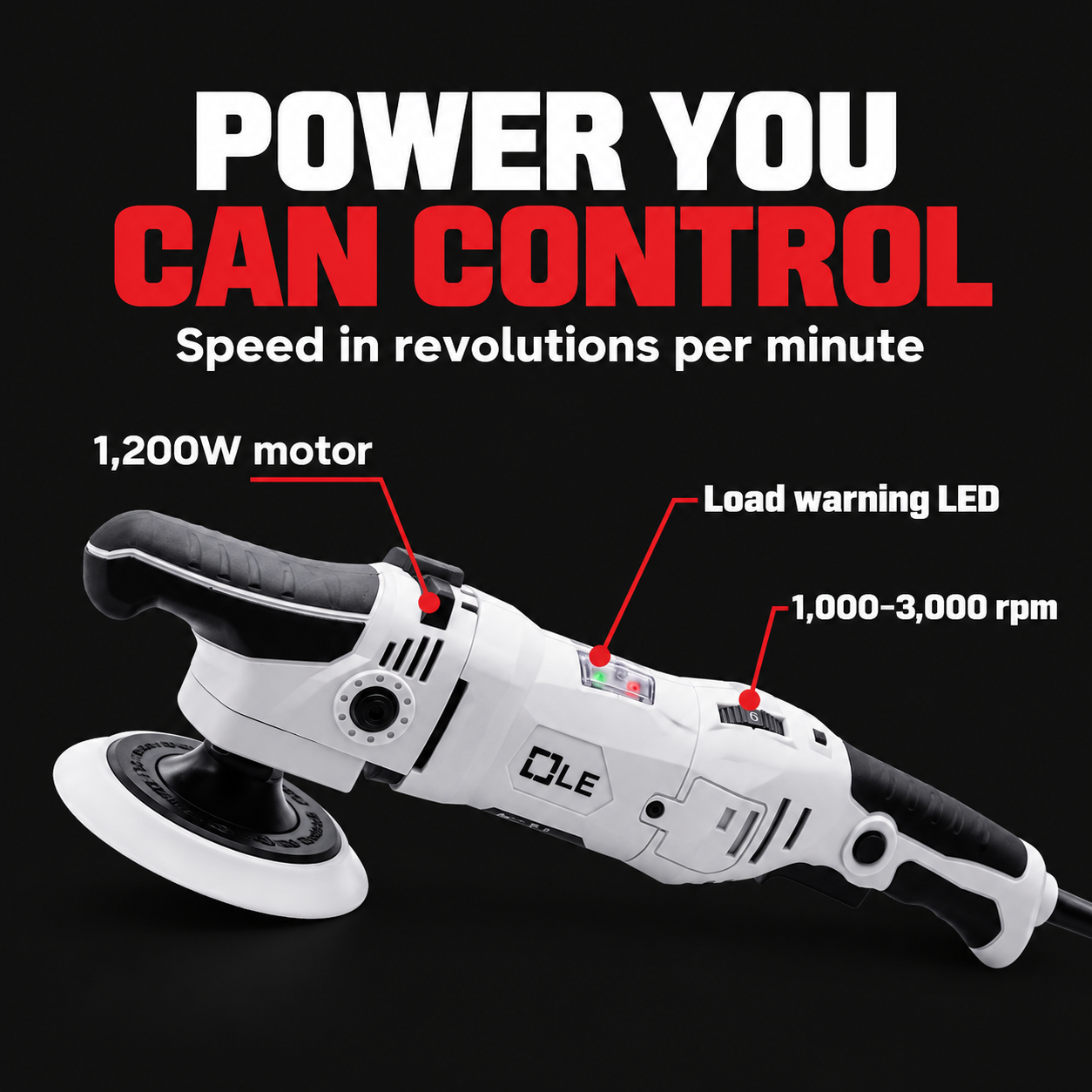 Liquid Elements Terminator V2 Rotary Polishing Machine — What power and speed?