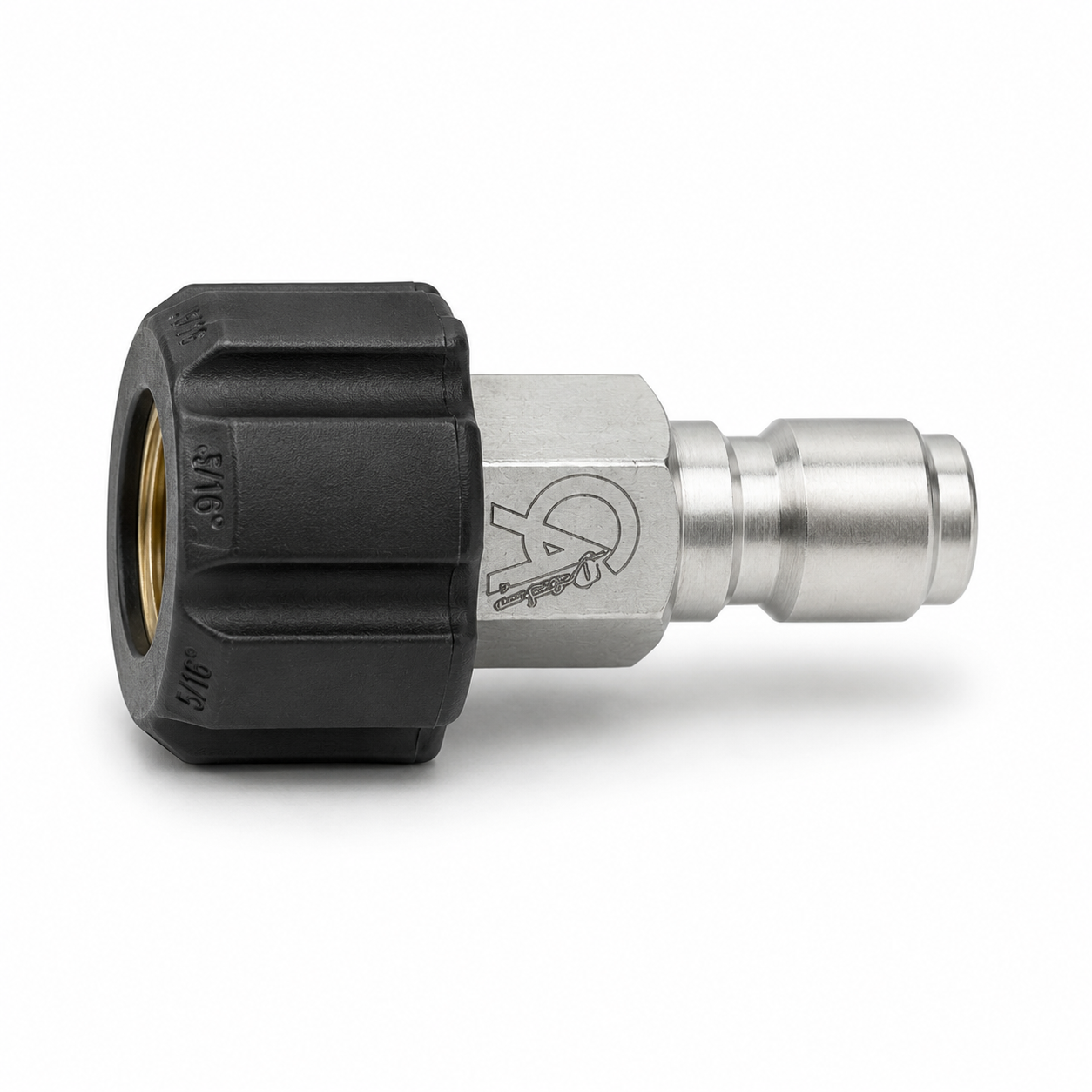 Stainless Steel M22-14mm Pressure Washer Quick Connect Kit, M22-14mm to 3/8