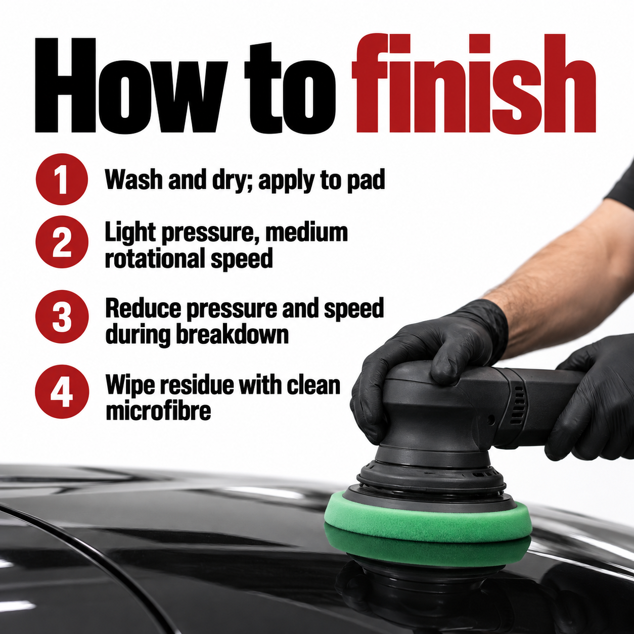 Menzerna Super Finish Polish Compound 3500 — How do I use it?