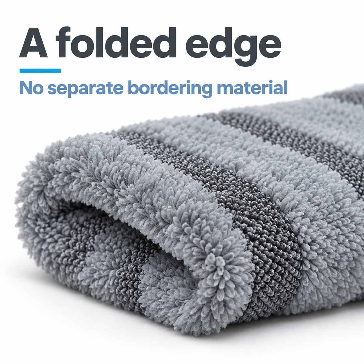 Microfiber Madness Chipmunk Edgeless — What makes it edgeless?