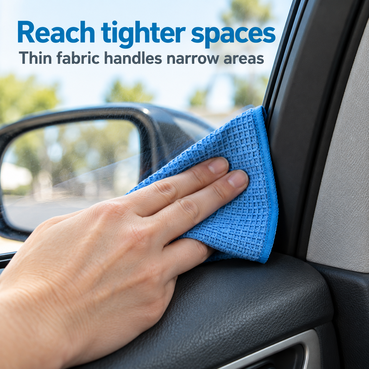 Microfiber Madness Cloudbuster — Can it reach inside-car glass?