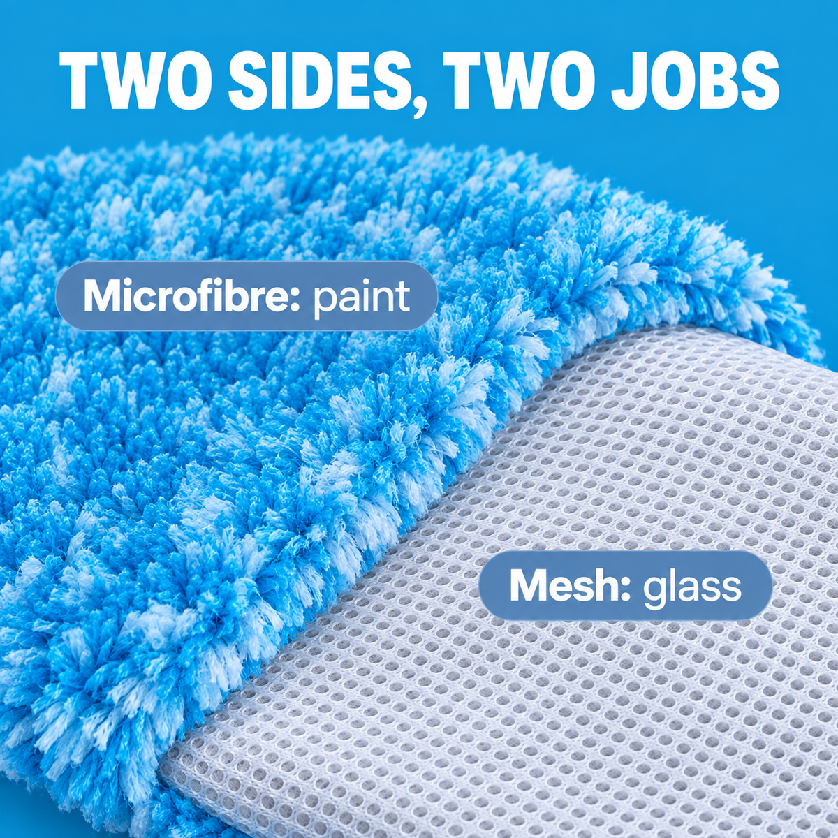 Microfiber Madness DeliMesh — What does each side do?