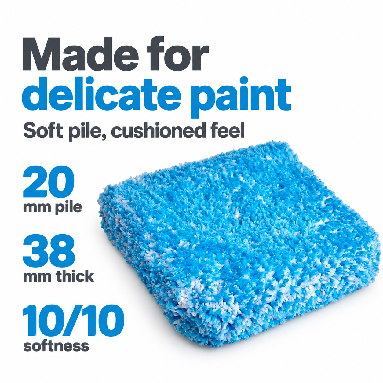 Microfiber Madness Delipad XL — What makes it gentle?