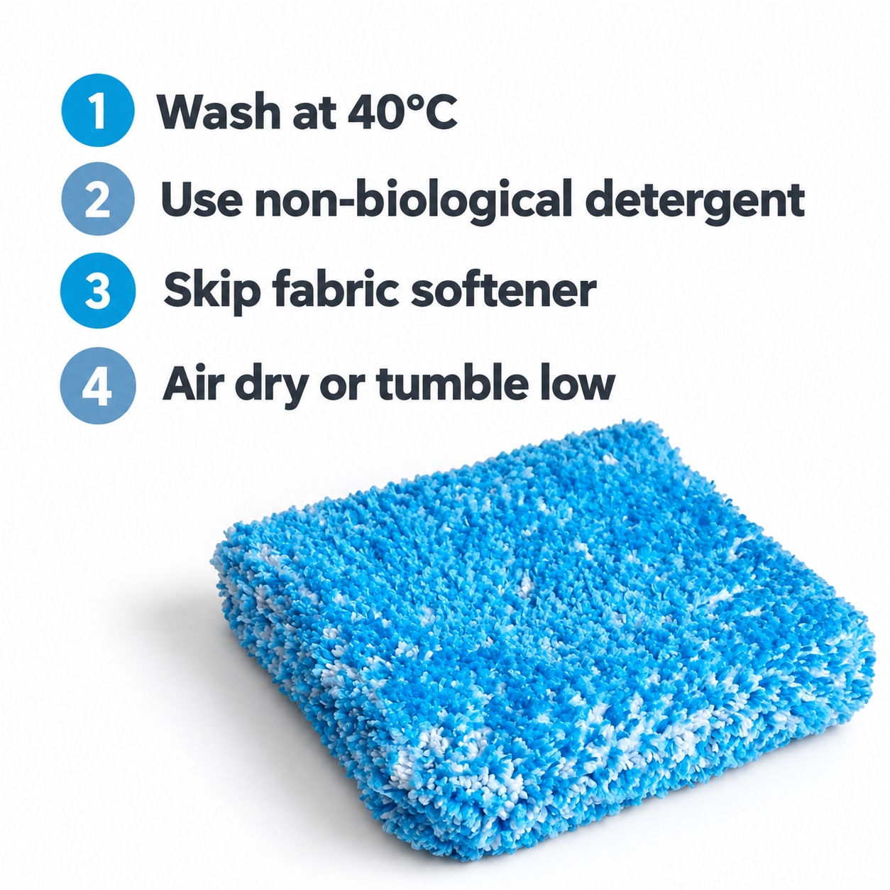 Microfiber Madness Delipad XL — How do I keep it clean?