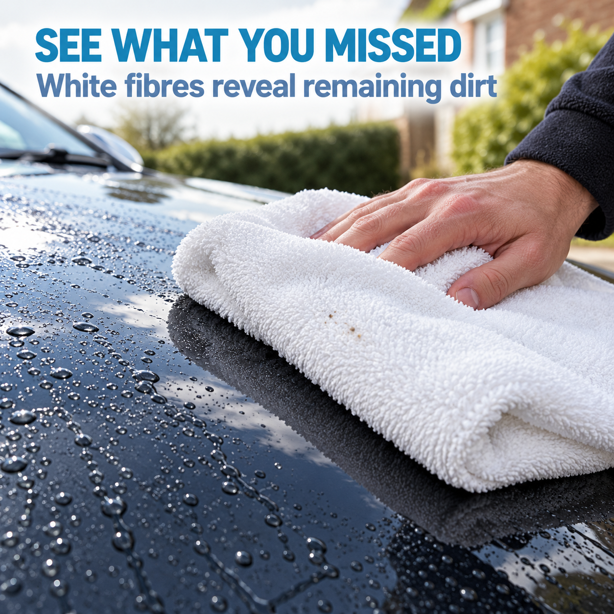 Microfiber Madness Dry Me Crazy — Why is the towel white?