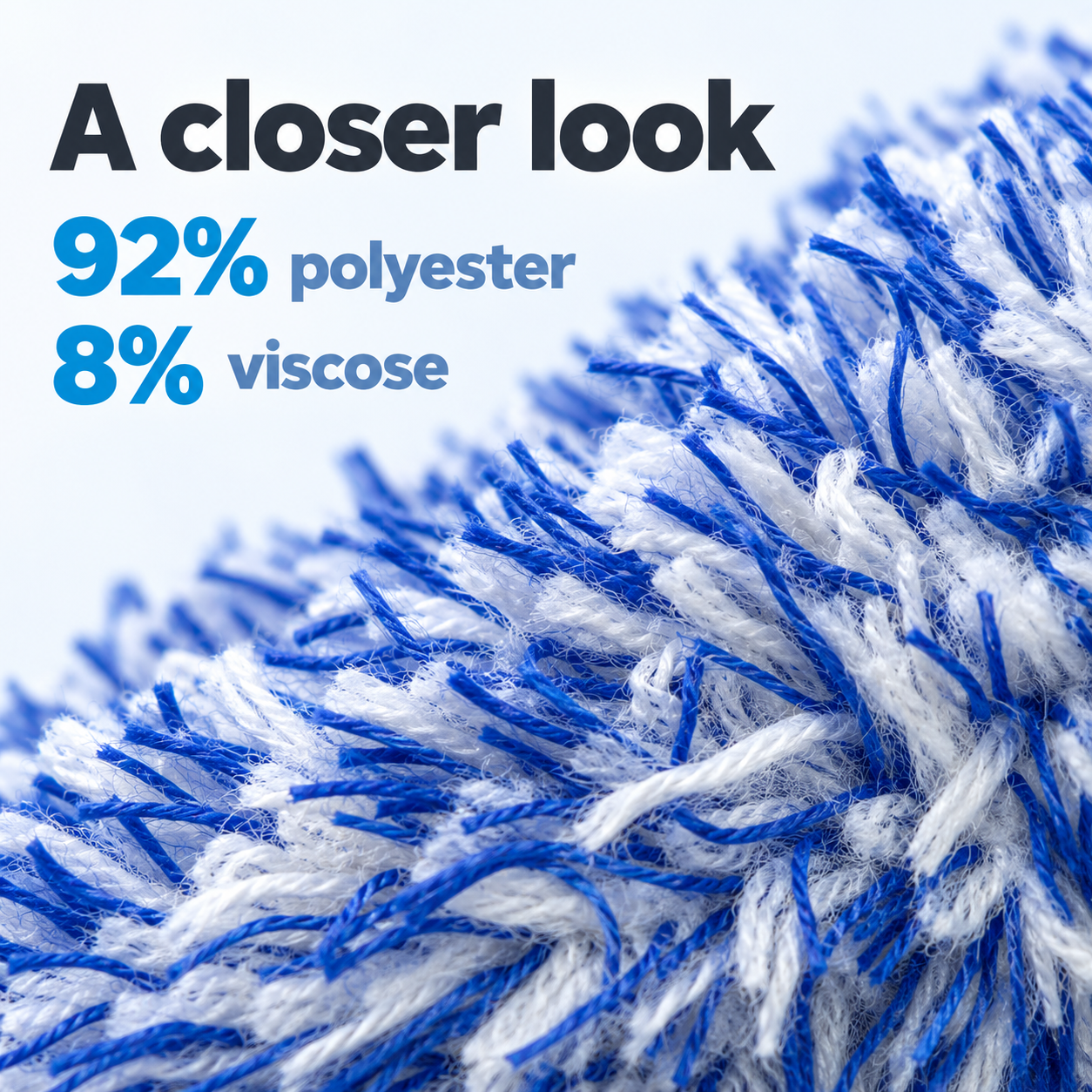 Microfiber Madness Incredibrush FLAT Replacement Cover — What is it made from?