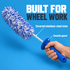 Microfiber Madness Incredibrush — What protects my hand and stem?