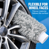 Microfiber Madness Incrediflair — Why this mitt for wheel faces?