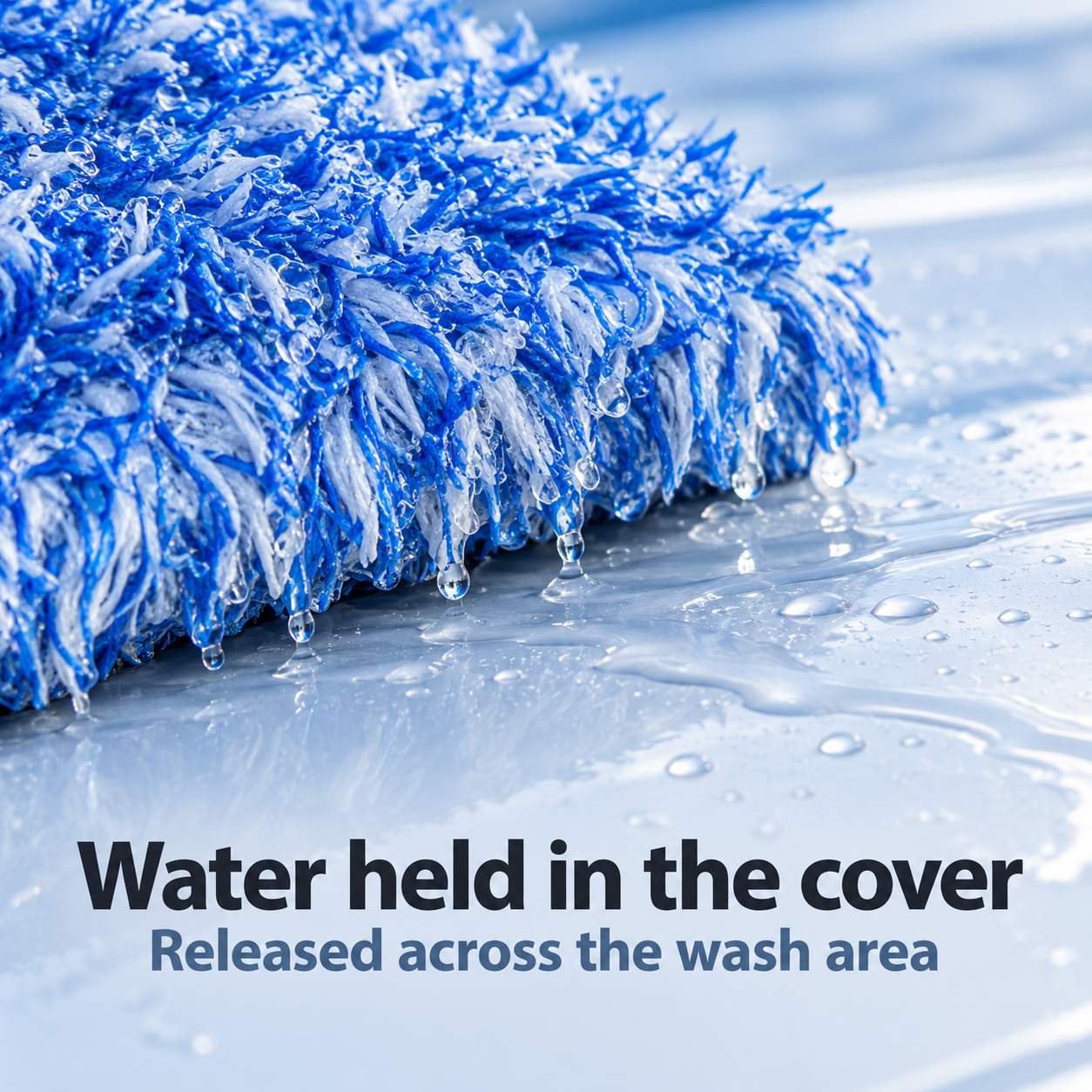 Microfiber Madness Incredipole KIT — How does the cover hold water?