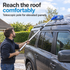Microfiber Madness Incredipole KIT — Can it wash a high roof?