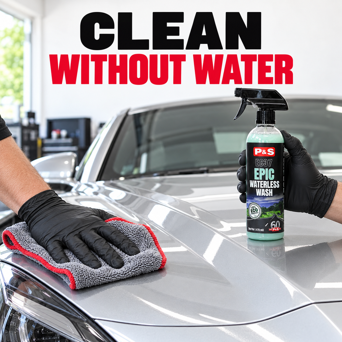 P&S Epic Waterless Wash — Can I clean without water?