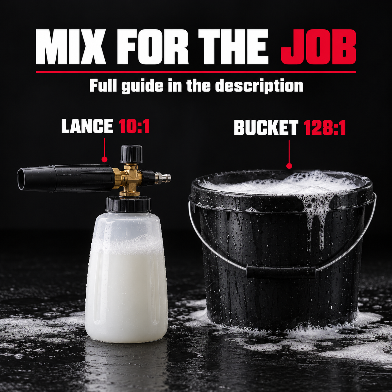 P&S Frostbite Surface Cleanse Snow Foam — How much should I mix?