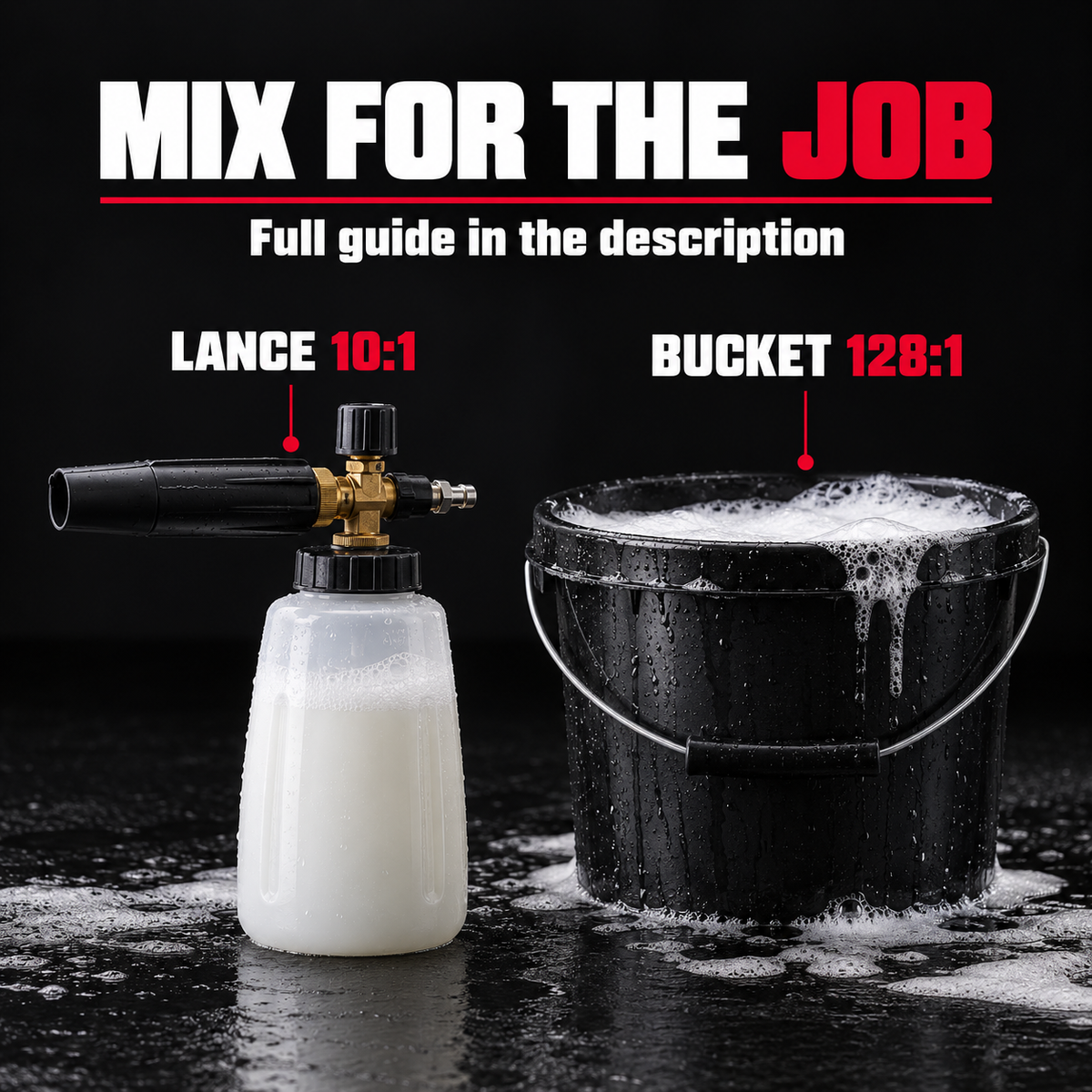 P&S Frostbite Surface Cleanse Snow Foam — How much should I mix?