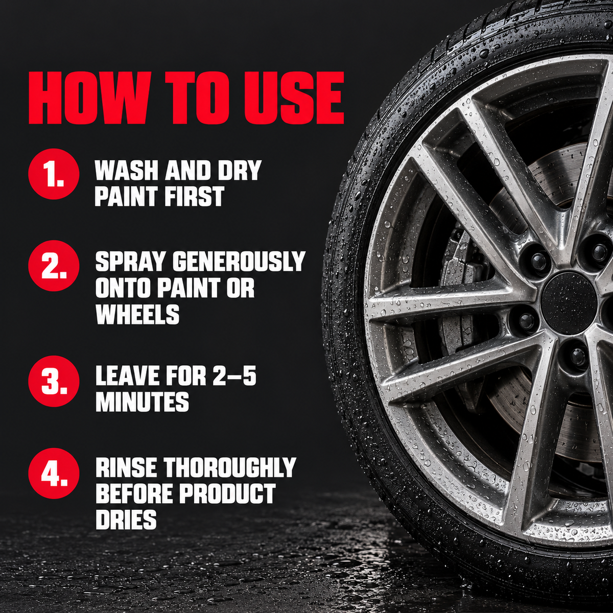 P&S Iron Buster Wheel & Paint Iron Remover — How do I use it?
