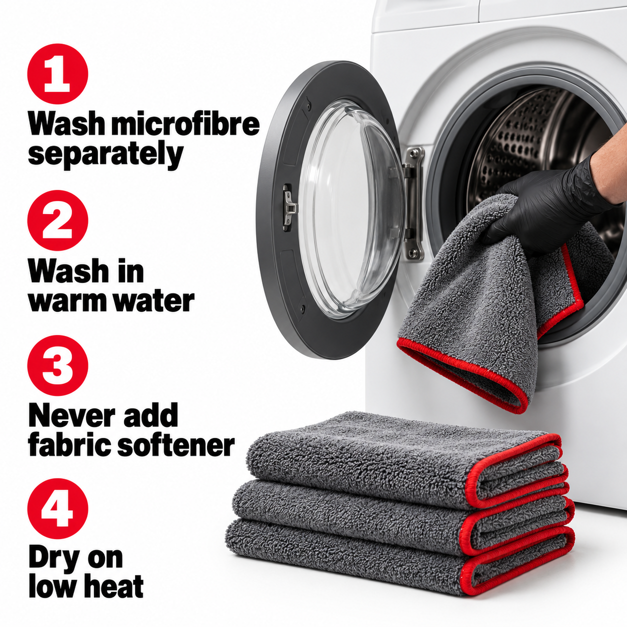 P&S Rags to Riches Premium Microfiber Detergent — How should I wash towels?