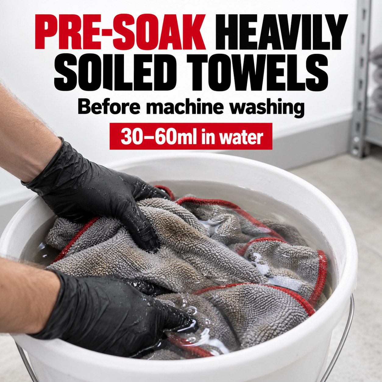 P&S Rags to Riches Premium Microfiber Detergent — What about heavily soiled towels?