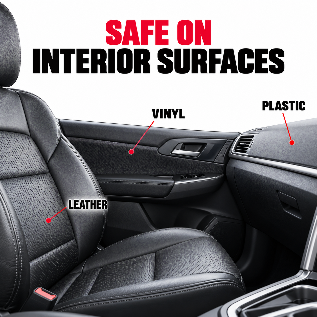 P&S Xpress Interior Cleaner - Carpets & Leathers — Which surfaces?