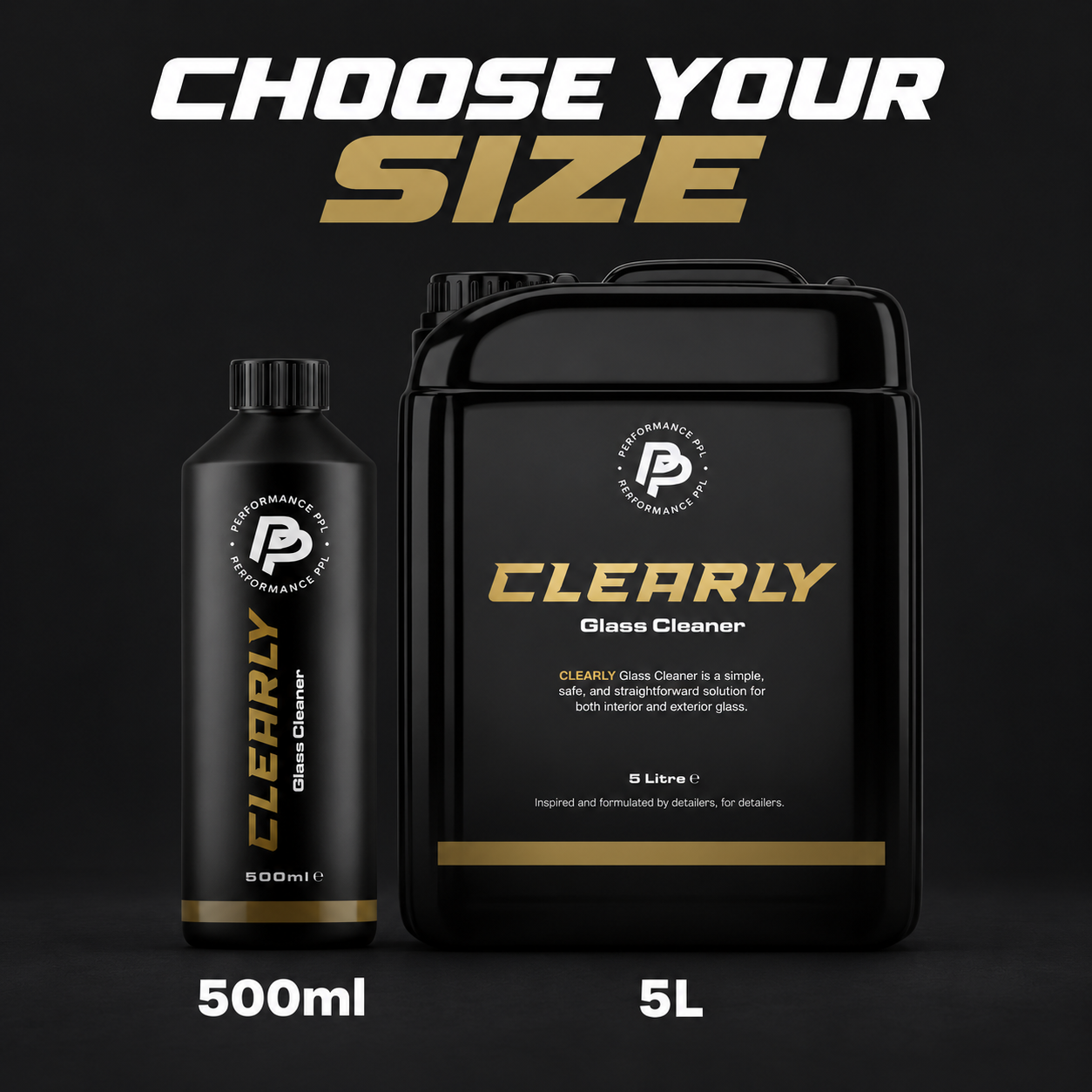 Performance PPL Clearly - Glass Cleaner — Which sizes are available?