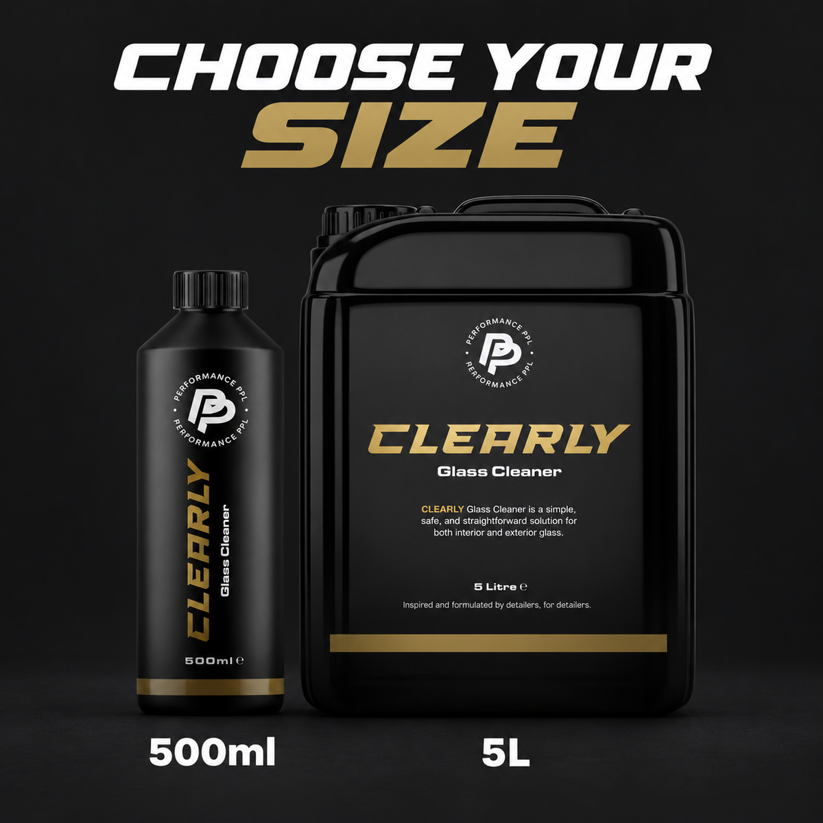 Performance PPL Clearly - Glass Cleaner — Which sizes are available?