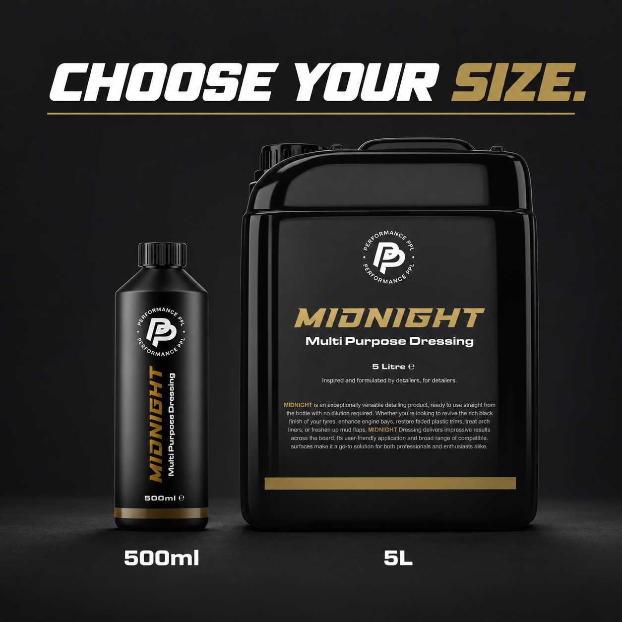 Performance PPL Midnight Multi Purpose Dressing — Which size?