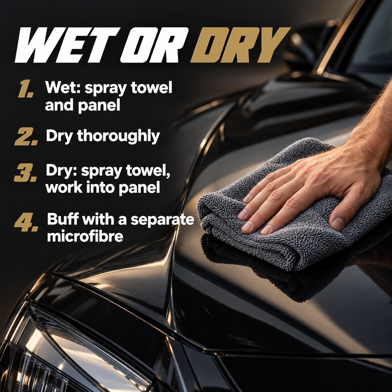 Performance PPL Use Protection Ceramic Detailer 500ml — How do I apply it?