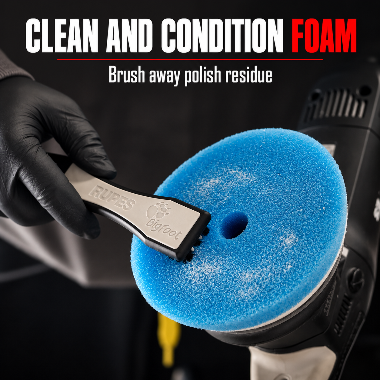 Rupes BigFoot Claw Pad Tool — Can I clean foam pads?