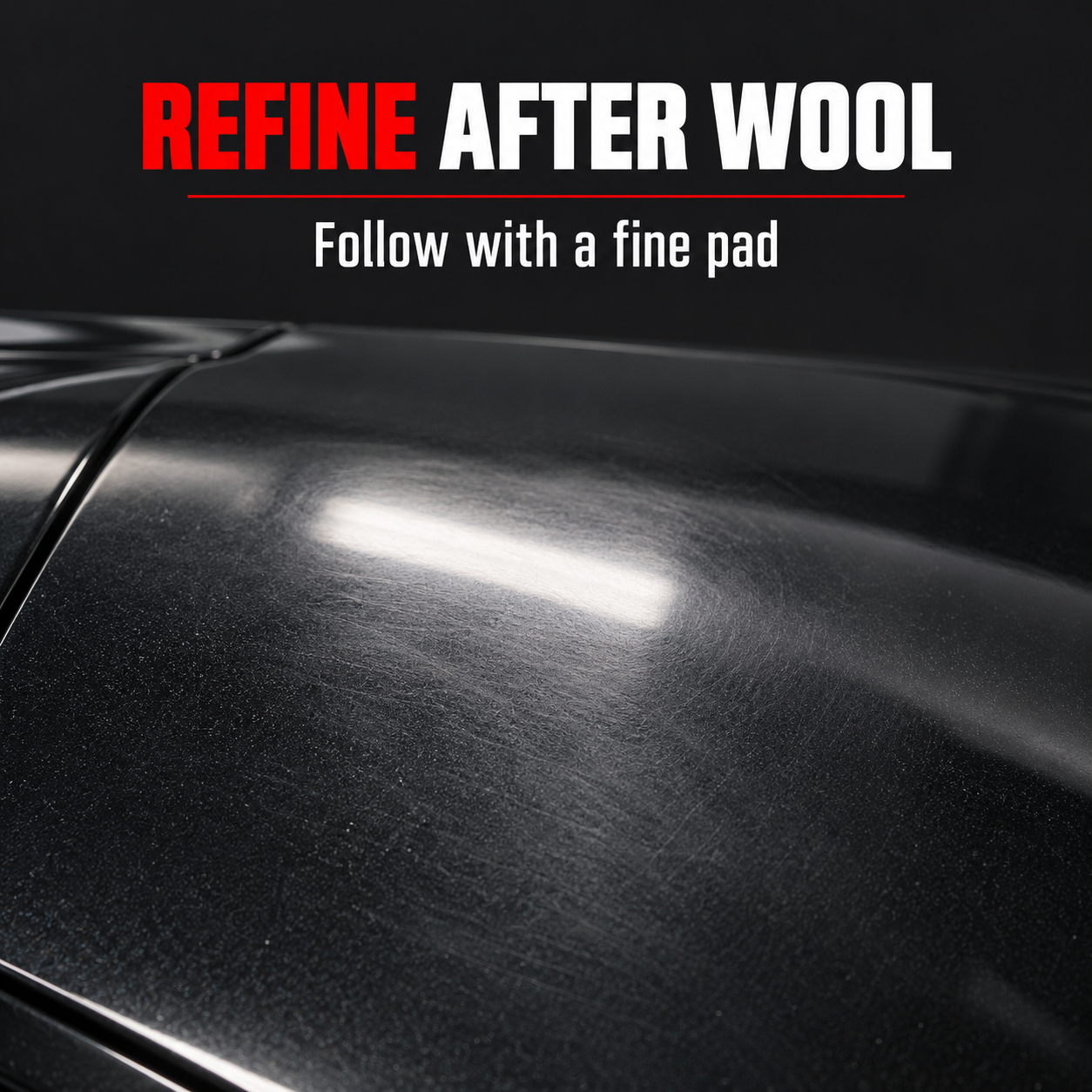 Rupes BigFoot Coarse Wool Pad (Various Sizes) — Will it leave a haze?
