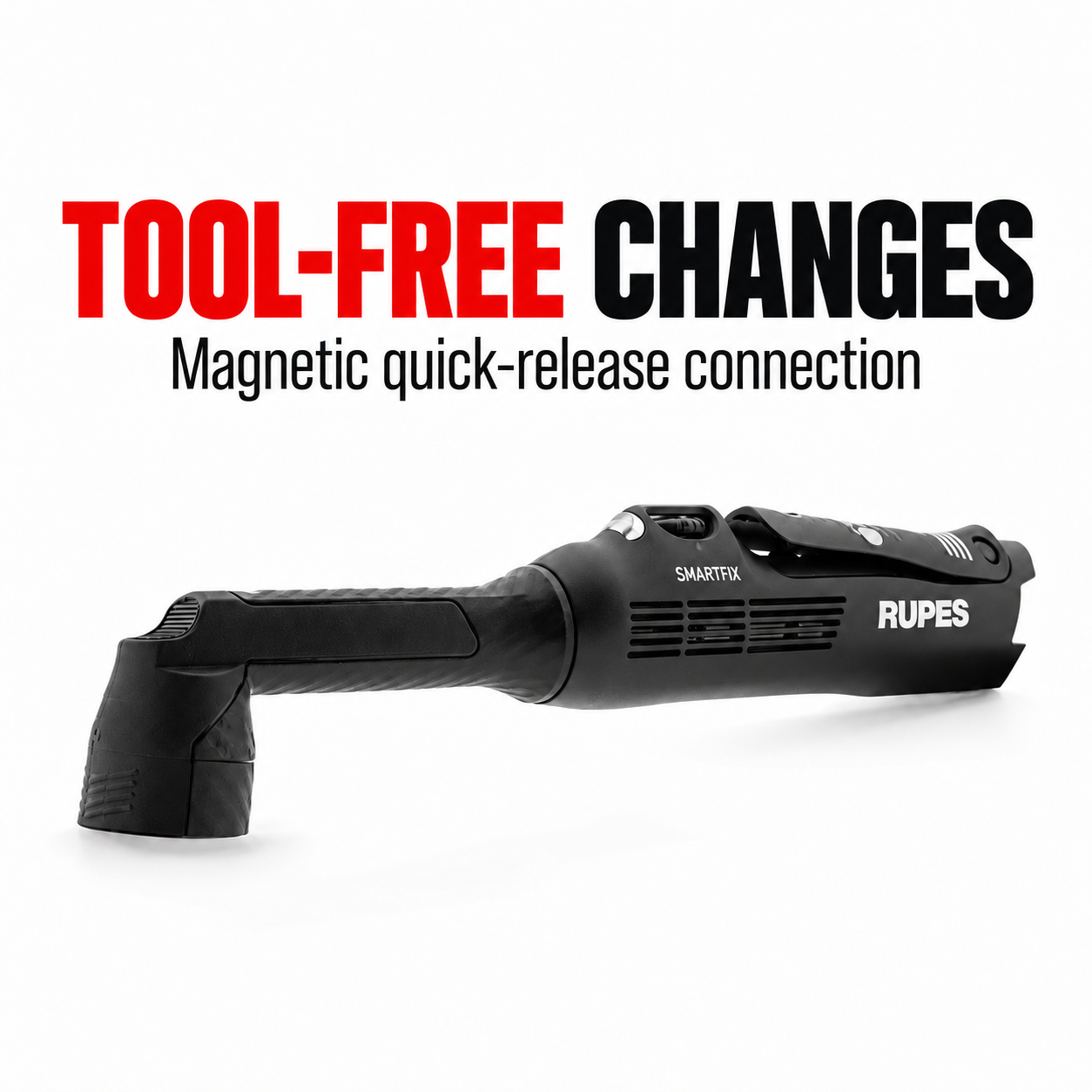 Rupes iBrid Nano 2 Battery Polisher — How are attachments changed?
