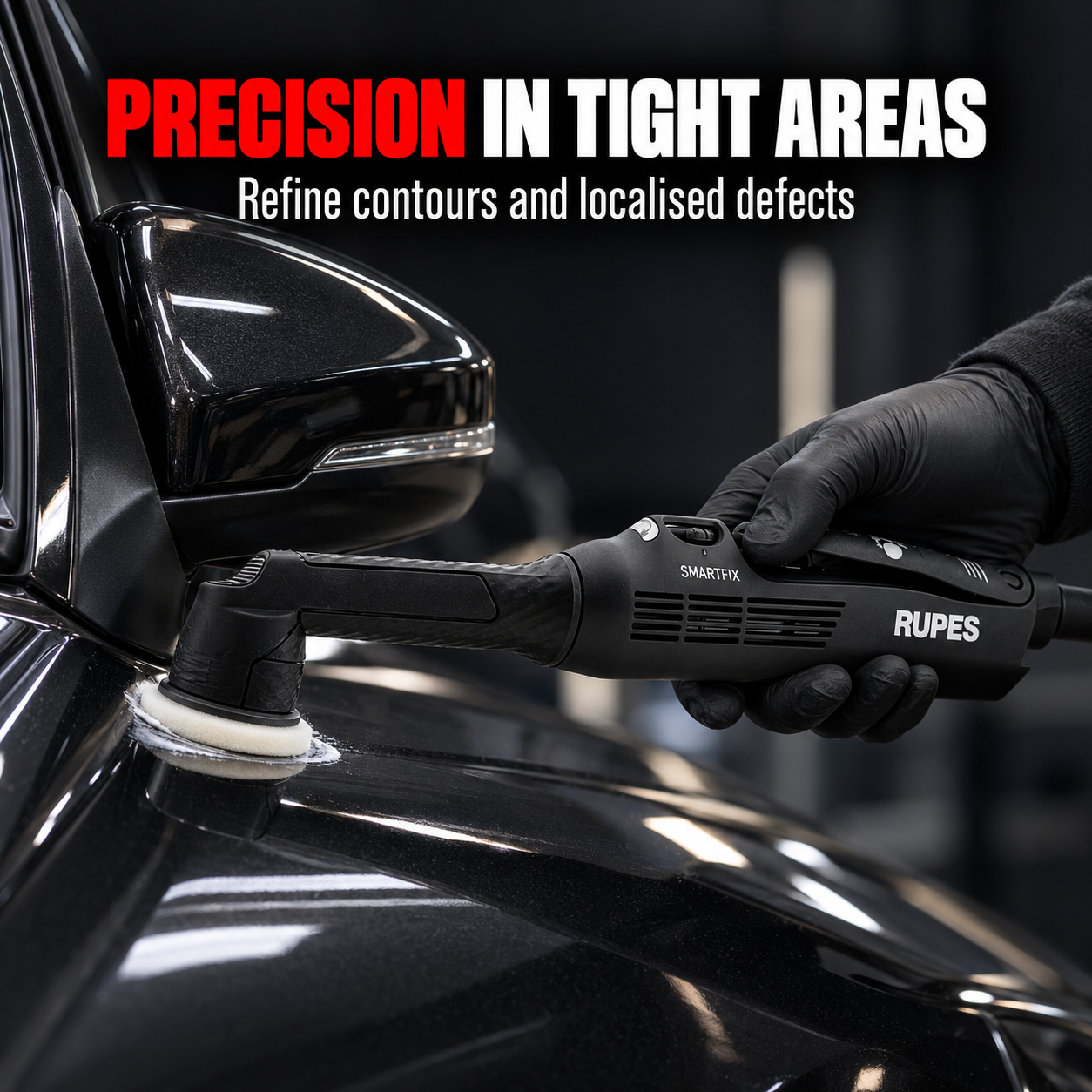 Rupes iBrid Nano 2 Battery Polisher — Where does it work?