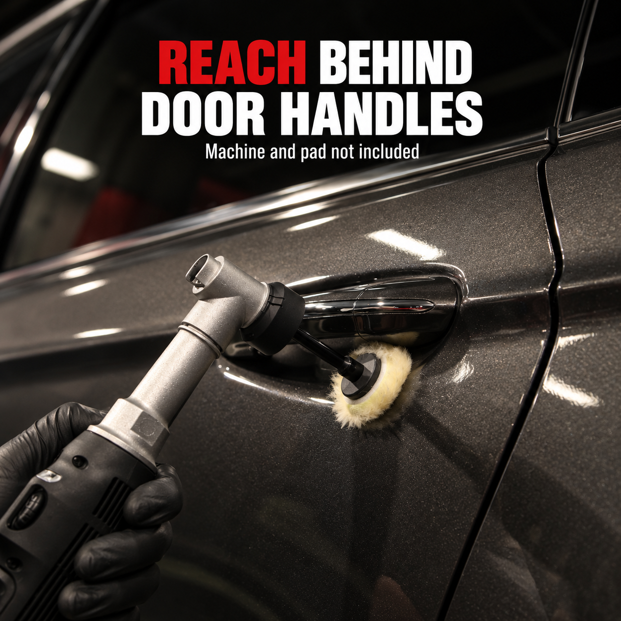 Rupes iBrid Nano Extension Bar — Can it reach behind handles?