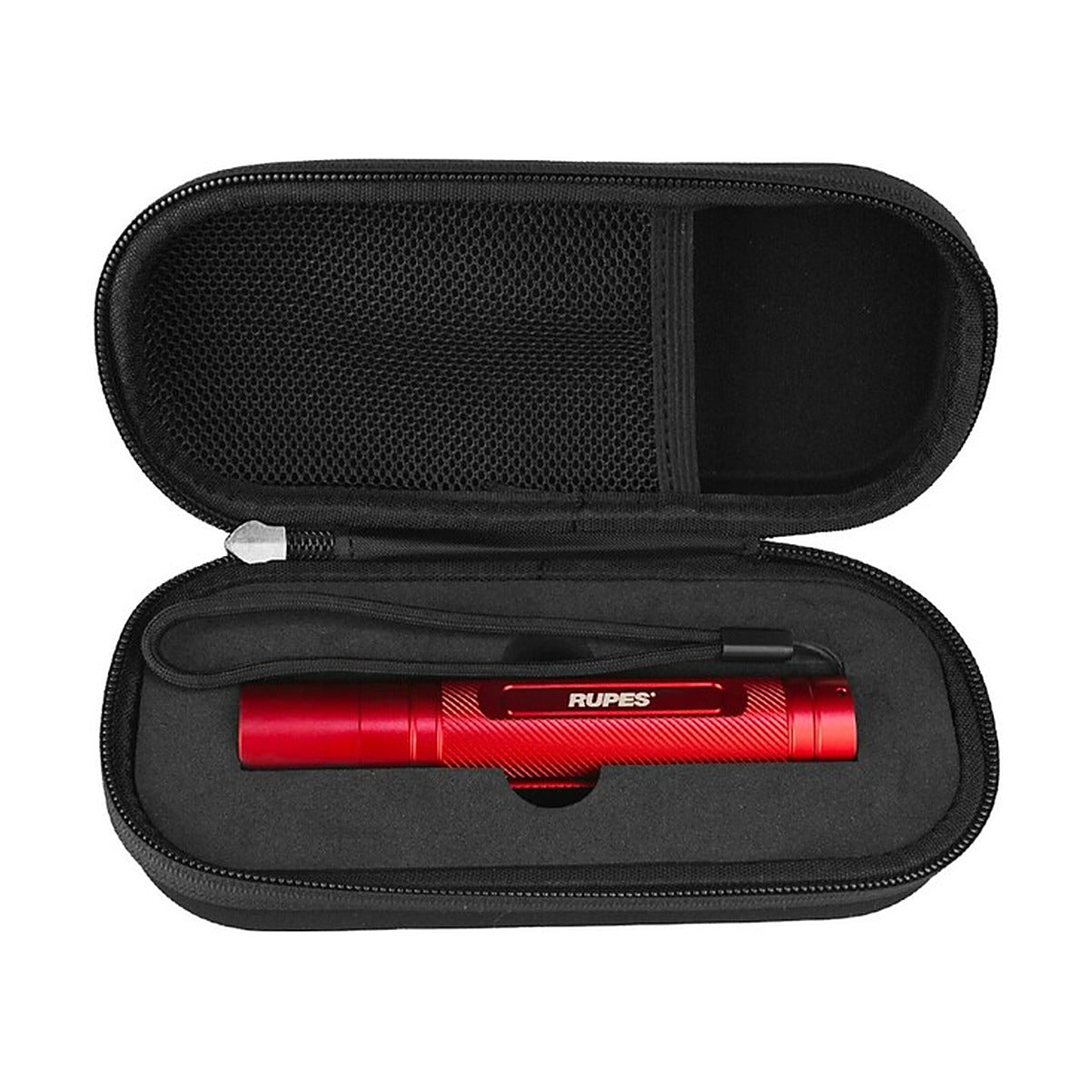 Rupes LL200 Swirl Finder Pen Light - storage case and accessories