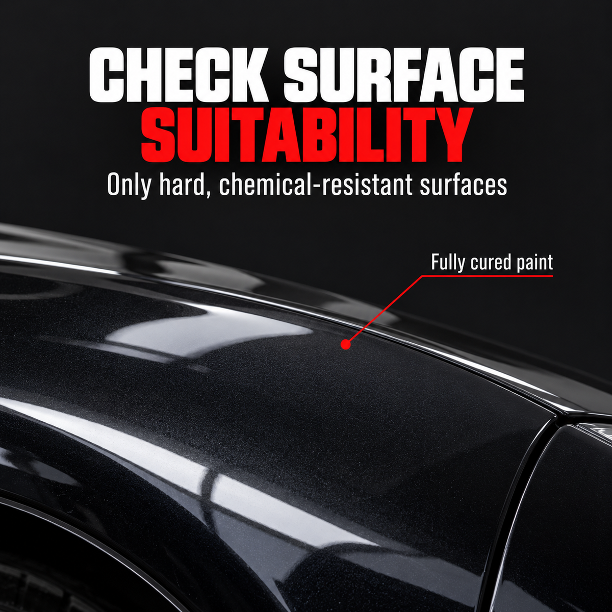 Rupes Reveal Strong Surface Degreaser & Silicone Remover 750ml — Which surfaces are suitable?