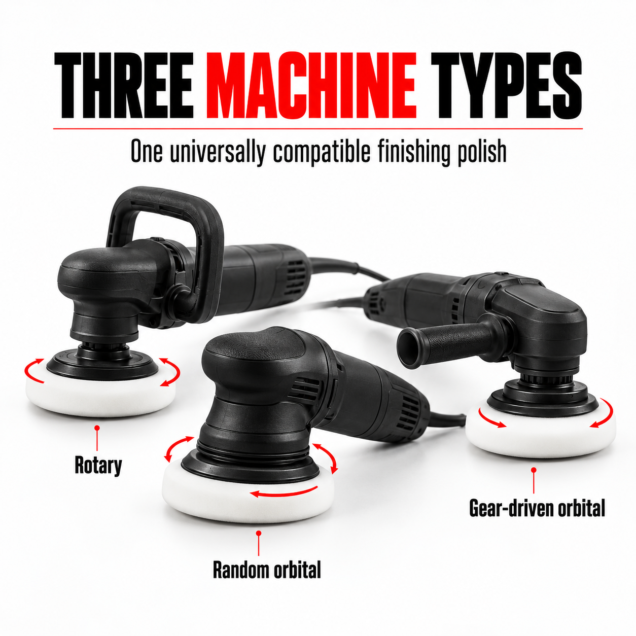 Rupes Uno Pure Ultra Finishing Polish — Which machines work?