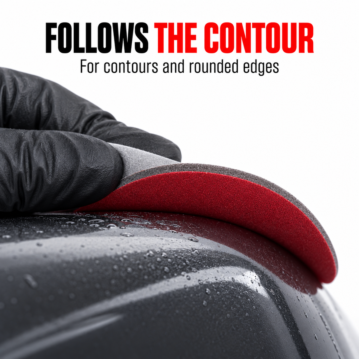 Rupes X-Cut Foam Abrasive Discs 125mm (Single Disc) — Can it follow curves?