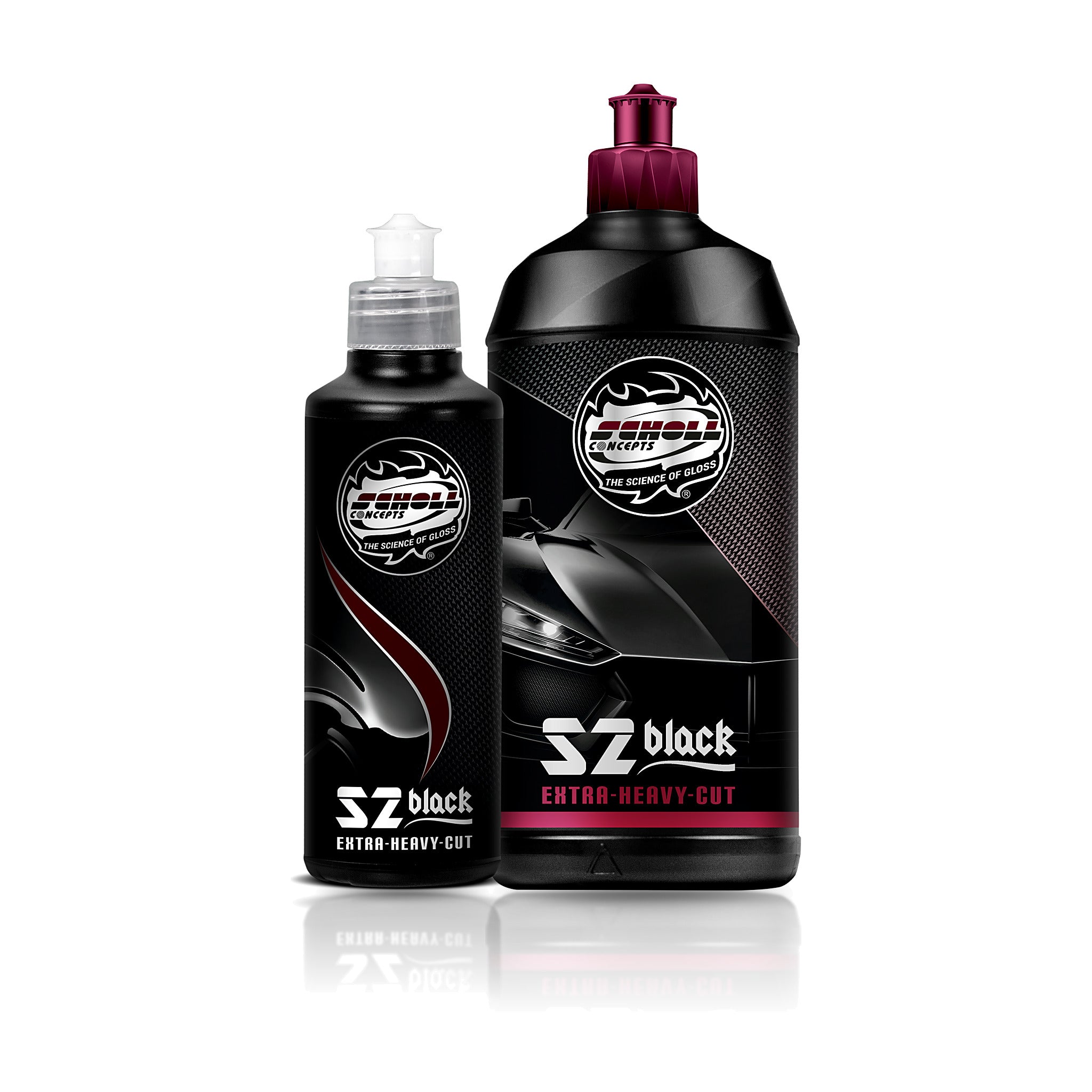 Scholl Concepts S2 Black High Performance Cutting Compound in 250g and 500g bottles