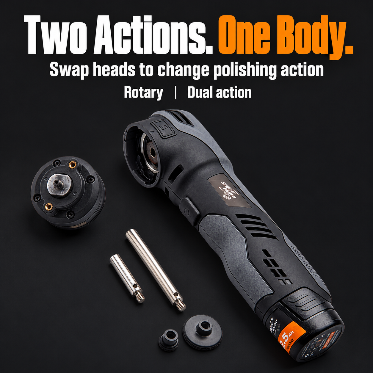 ShineMate EB210 Cordless Rotary & DA Mini Polisher Kit — Can it do both jobs?