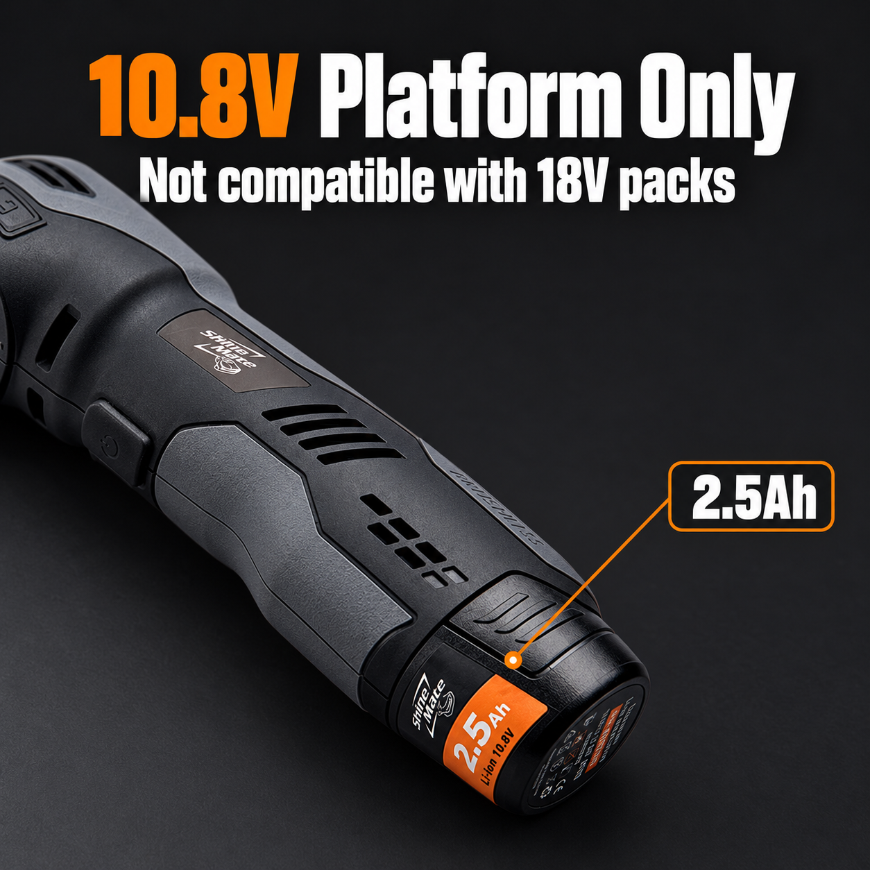 ShineMate EB210 Cordless Rotary & DA Mini Polisher Kit — Which battery platform?