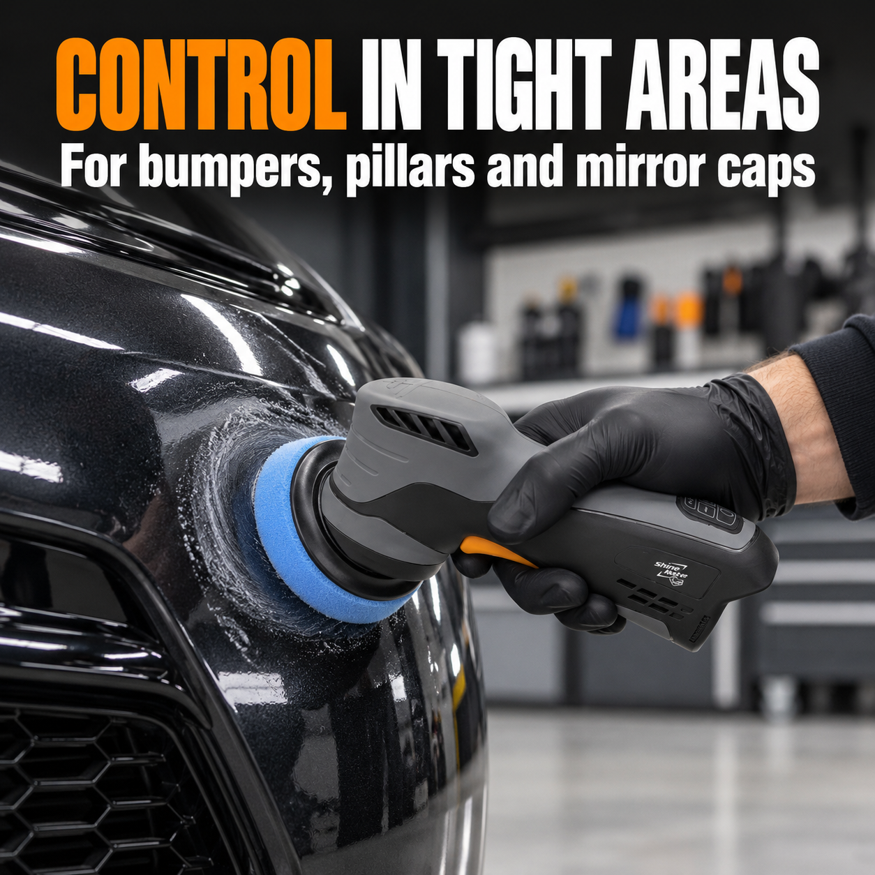 ShineMate EB212 Cordless Mini Dual Action Polisher — Where would I use it?