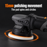 ShineMate EB351-5/15 15mm Cordless Random Orbital Polisher — What does 15mm mean?