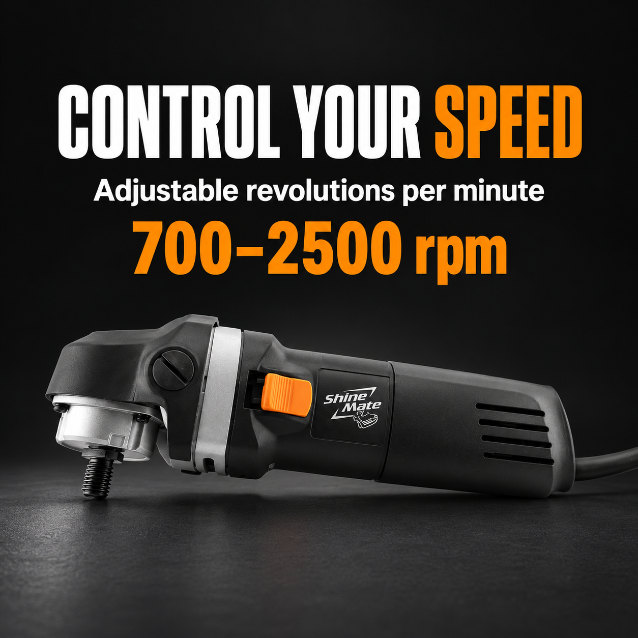 ShineMate EP803 Rotary Polisher Kit — What speed control do I get?