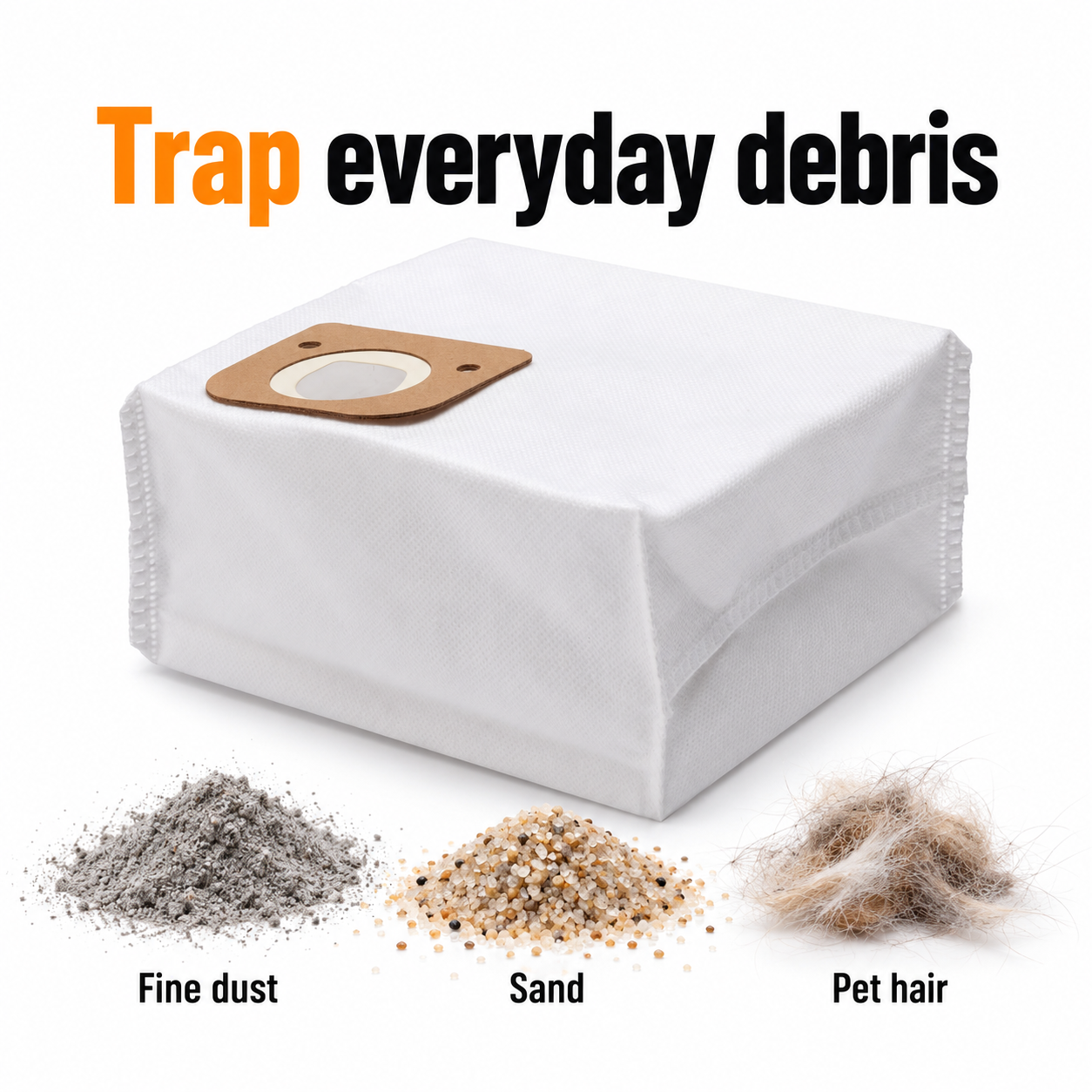 ShineMate Replacement Dust Bag for EC400 & EC405 — What does it collect?